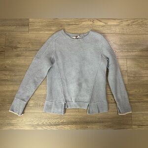 Rebecca Taylor size L gray merino wool sweater